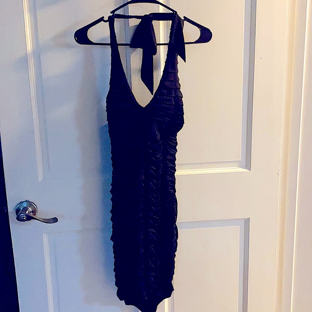 Black cocktail dress